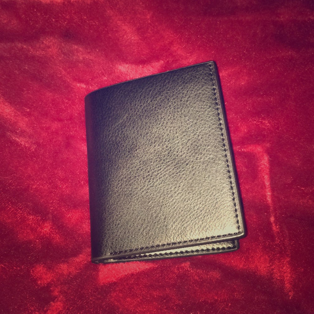  Men's Black Bi Fold Wallet